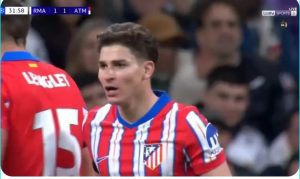 Alvarez's amazing goal against Real Madrid in the Champions League today