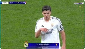 Historic shot: Real Madrid fans reward and surprise Moroccan Brahim Diaz with a historic epic crowd and a crazy earthquake the moment he was substituted.
