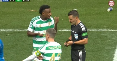 WATCH the madness, chaos, and FIGHT that broke out in the derby between Celtic and Rangers because of the skill Egyptian Haitham Hassan used against the players!!