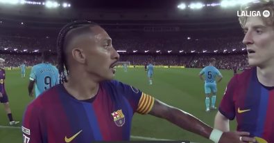 A Standout Moment in Barcelona vs Athletic Bilbao… A Small Detail Reveals Raphinha’s Leadership