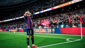Watch Barcelona’s third goal against Racing Santander.. a crazy moment that sent the fans wild in the 36th minute!