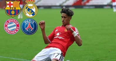 “A surprise development ignites the European conflict: Bayern Munich, Barcelona, Real Madrid, and Paris Saint-Germain are chasing the Manchester United talent.”