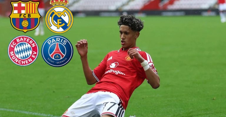 “A surprise development ignites the European conflict: Bayern Munich, Barcelona, Real Madrid, and Paris Saint-Germain are chasing the Manchester United talent.”
