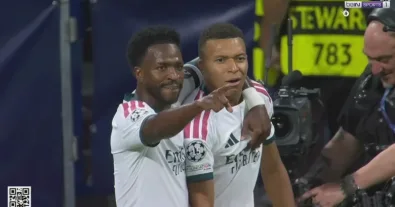 Watch the incredible moment between Mbappé and Brahim Díaz in Real Madrid’s world-class goal against Inter Milan, and keep your eyes on Brahim Díaz’s lightning-fast and crazy reaction!!